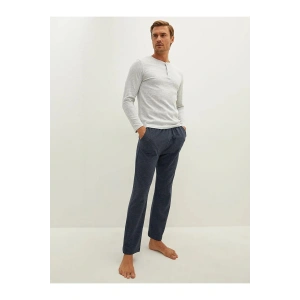 Lacivert Standart Kalıp Erkek Pijama Alt