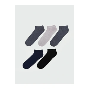 LCW ACCESSORIES Karişik Bambu Erkek Patik Çorap 5li