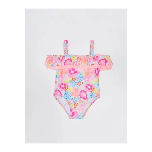 Lcw Baby Askılı Baskılı Kız Bebek Mayo