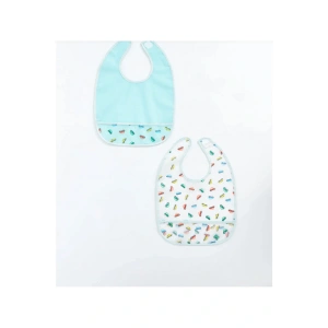 LCW baby Baskılı Erkek Bebek Mama Önlüğü 2li