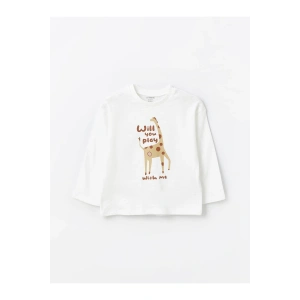 LCW baby Bisiklet Yaka Baskılı Erkek Bebek 4lü Takım