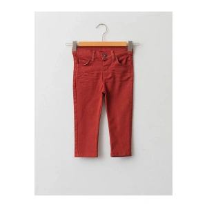 LCW baby Turuncu Skinny Fit Basic Erkek Bebek Pantolon
