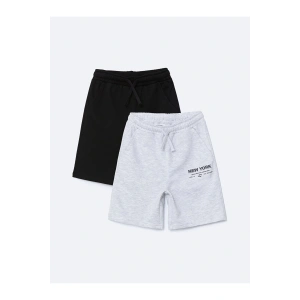 LCW Beli Lastikli Erkek Çocuk Şort 2li