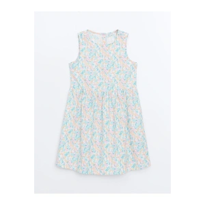 LCW Bisiklet Yaka Kız Çocuk Elbise