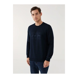 LCW Bisiklet Yaka Uzun Kollu Erkek Sweatshirt