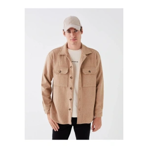 LCW Casual Rahat Kalıp Uzun Kollu Erkek Oduncu Gömlek Ceket