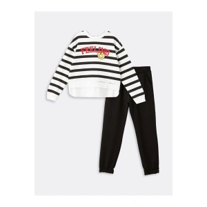 LCW ÇOCUK W46469D4 TKM,KLOTTO ECRU PRINTED