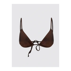 LCW DREAM Gri Düz Çıkabilir Pedli Kadın Bikini Üst