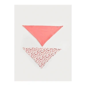 LCW ECO Baskılı Kız Bebek Mama Önlüğü 2li