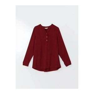LCW Grace Bordo Kaçık Yaka Kadın Bluz