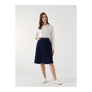 LCW Grace Mavi Standart Fit Kadın Jean Etek