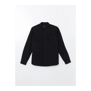 LCW Jeans Regular Fit Uzun Kollu Erkek Jean Gömlek