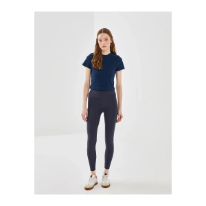 Lcw Kadın Beli Lastikli Ekstra Dar Fit Düz Tayt