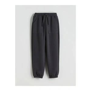 LCW Kids Antrasit Beli Lastikli Basic Erkek Çocuk Eşofman Altı