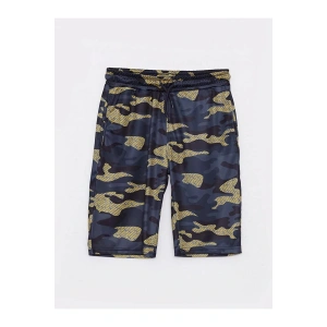 LCW Kids Antrasit Beli Lastikli Kamuflaj Desenli Erkek Çocuk Roller