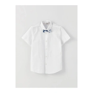 LCW Kids Basic Kısa Kollu Erkek Çocuk Gömlek ve Papyon