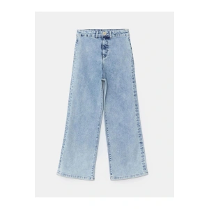 LCW Kids Beli Ayarlanabilir Lastikli Kız Çocuk Jean Pantolon