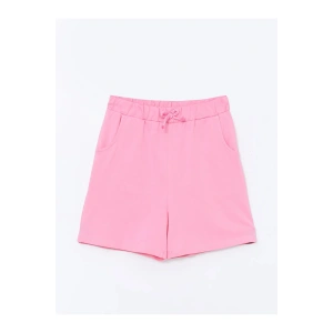 LCW Kids Beli Lastikli Basic Kız Çocuk Şort