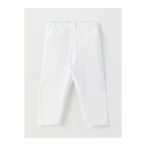 LCW Kids Beli Lastikli Basic Pamuklu Kız Çocuk Tayt