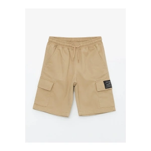 LCW Kids Beli Lastikli Erkek Çocuk Kargo Şort