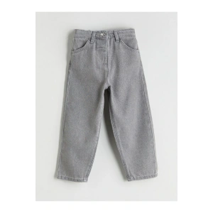 LCW Kids Beli Lastikli Kız Çocuk Jean Pantolon