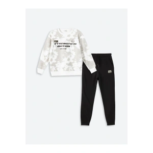 LCW Kids Bisiklet Yaka Erkek Çocuk Eşofman Takımı