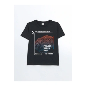 LCW Kids Bisiklet Yaka Erkek Çocuk Tişört