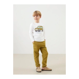 LCW Kids Bisiklet Yaka Erkek Çocuk Tişört ve Eşofman Alt 2li