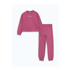 LCW Kids Bisiklet Yaka Kız Çocuk Eşofman Takım