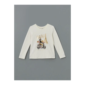 LCW Kids Bisiklet Yaka Kız Çocuk Tişört