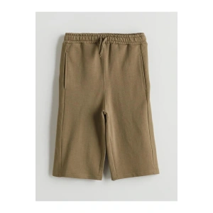 LCW Kids Haki Beli Lastikli Erkek Çocuk Şort