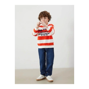 LCW Kids Indigo Beli Ayarlanabilir Erkek Çocuk Jean Pantolon