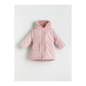 LCW Kids Kapüşonlu Kız Çocuk Mont