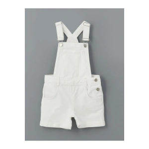 LCW Kids Kare Yaka Kız Çocuk Jean Salopet