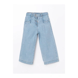 Lcw Kids Mavi Beli Lastikli Kız Çocuk Jean Pantolon