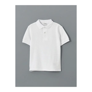 LCW Kids Polo Yaka Dokulu Erkek Çocuk Tişört