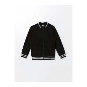 LCW Kids Siyah Erkek Çocuk Kalın Kolej Ceket