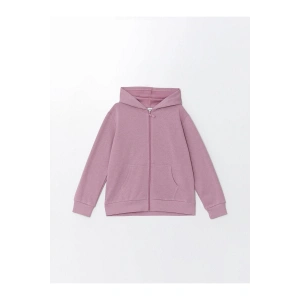 LCW Kids Uzun Kollu Kız Çocuk Fermuarlı Sweatshirt (W4)