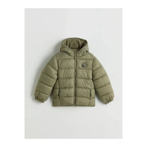 LCW KidsHaki Kapüşonlu Erkek Çocuk Şişme Mont