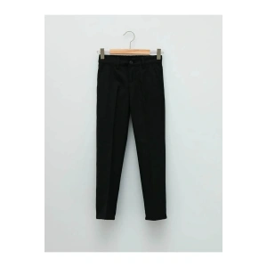 LCW KidsSiyah Basic Gabardin Erkek Çocuk Chino Pantolon
