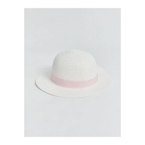 Lcw Kız Bebek Hasır Fötr Şapka