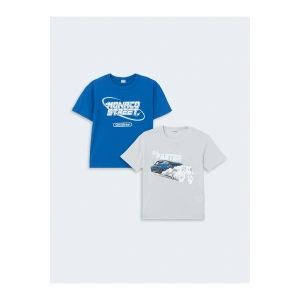 LCW Monaco Street Baskılı Erkek Çocuk Tişört 2li Takım