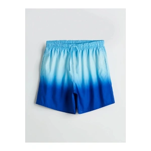 LCW SWIMWEAR Lacivert Kısa Boy Desenli Erkek Deniz Şortu