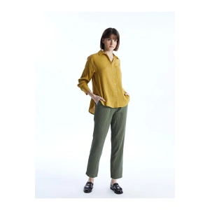 LCW Vision  Beli Lastikli Dokulu Kadın Pantolon