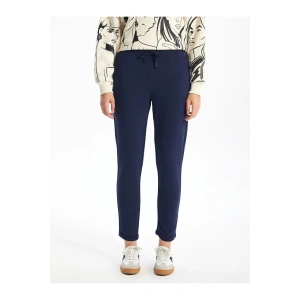 LCW Vision Lacivert Kadın Beli Lastikli Düz Eşofman Altıw1