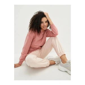 LCW Vision Pembe Beli Lastikli Düz Cep Detaylı Kadın Jogger Eşofman Altı