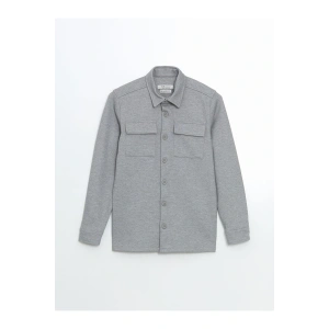 LCW Vision Uzun Kollu Dokulu Erkek Çocuk Gömlek