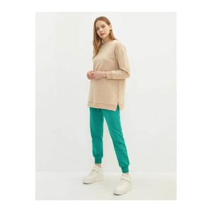 LCW Vision Yeşil Beli Lastikli Düz Cep Detaylı Kadın Jogger Eşofman Altı