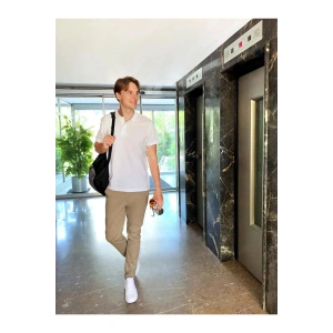 LCWAIKIKI Basic Beyaz Polo Yaka Kısa Kollu Basic Pike Tişört