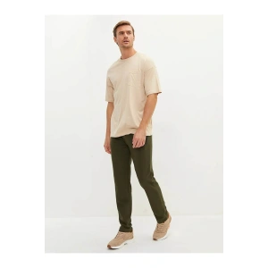 LCWAIKIKI Basic Haki Standart Kalıp Erkek Kalın Eşofman Altı